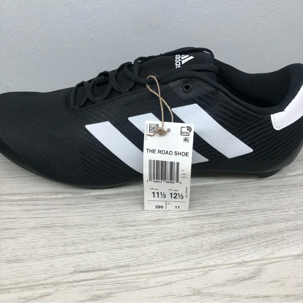 Adidas Cycling The Road Shoe Black/White FW4457 Men’s Size 11.5 - Picture 5 of 7